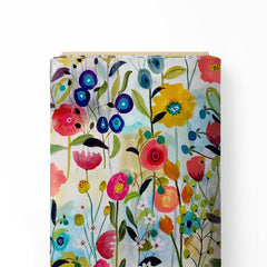 Mystical Flower Print Fabric