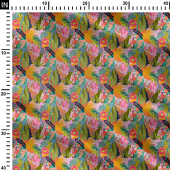 Geofloral Blossom Print Fabric