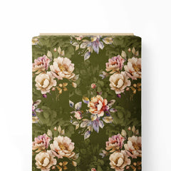 Earthy Bloom Print Fabric