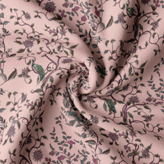 Pink Paradise Kalamkari Muslin Fabric Co-Ord Set