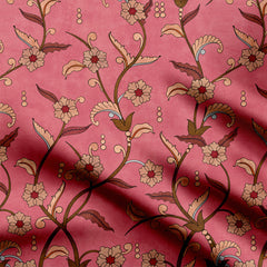 Tranquil Kalamkari Print Fabric