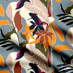 Symmetries Tropical Print Fabric