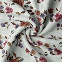 Gardenia Emit Silk Satin Fabric Co-Ord Set