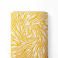Yellow Aurora Cascade Print Fabric