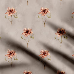 Wilted Flower Print Fabric