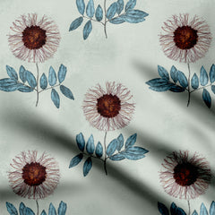 Dusty sunflower Print Fabric