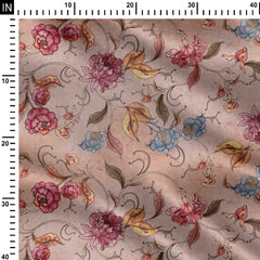 Serene Flower Print Fabric