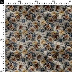 Subdued Blossoms Print Fabric