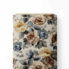 Subdued Blossoms Print Fabric