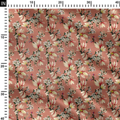 Freesia Flowers Print Fabric