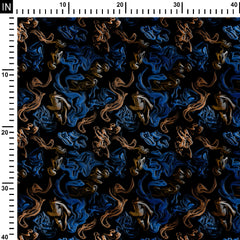 Midnight Haze Print Fabric