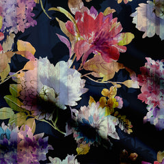 Dahlia Blossom Print Fabric