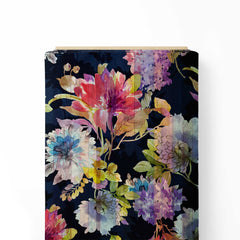 Dahlia Blossom Print Fabric