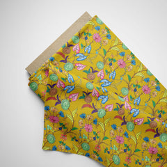 Yellow Kalamkari