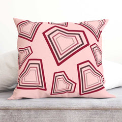 Geometric heart design Cushion