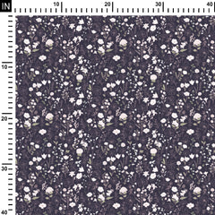 Midnight Garden Crepe Fabric