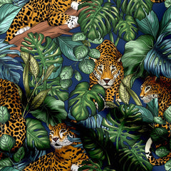 Jungle Safari Chinnon Chiffon Fabric