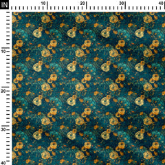 Van Gogh Floral 8 Crepe Fabric