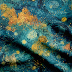 Oragnza 2 Meters Van Gogh Contemporary 1 Print Fabric