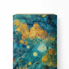 Oragnza 2 Meters Van Gogh Contemporary 1 Print Fabric