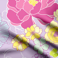 Vibrant Pastel Florals part 2 Cotton Fabric