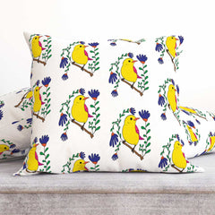 Colourful Bird pattern Cushion