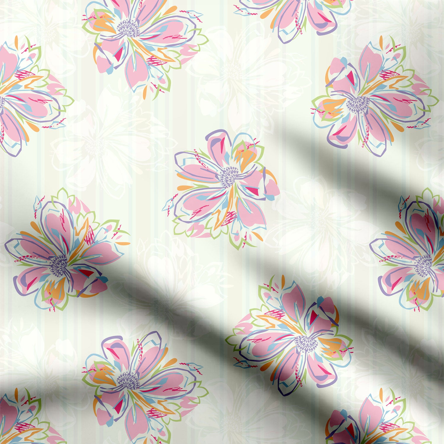 VIBRANT PASTELS COLOR FLOWER DESIGN-472943, All Designs, Chanderi, Chinnon Chiffon, cotton, Cotton Canvas, Cotton Poplin, Cotton Satin, Crepe, Floral, Giza Cotton, Light Chiffon, Modal Satin, Muslin, Natural Crepe, Nilesh, Organic Cotton Bamboo, Organza, Organza Satin, Organza Satin (Polyester), Pantone, pashmina, Poly Canvas, Poly Cotton, Poly Rayon, Poly twill silk, Pure Linen, Rayon, Satin, Satin Linen, Velvet Velure, Vibrant Pastels, Viscose Dola Silk, Viscose Georgette-Symplico