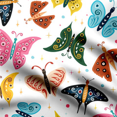 Colorful Butterflies Moths Butterfly Fabric-473043, All Designs, Chanderi, Chinnon Chiffon, cotton, Cotton Canvas, Cotton Poplin, Cotton Satin, Crepe, Giza Cotton, Light Chiffon, Modal Satin, Muslin, Natural Crepe, Organic Cotton Bamboo, Organza, Organza Satin, Organza Satin (Polyester), Pantone, pashmina, Poly Canvas, Poly Cotton, Poly Rayon, Poly twill silk, Priyabrata Dash, Pure Linen, Rayon, Satin, Satin Linen, Velvet Velure, Viscose Dola Silk, Viscose Georgette-Symplico