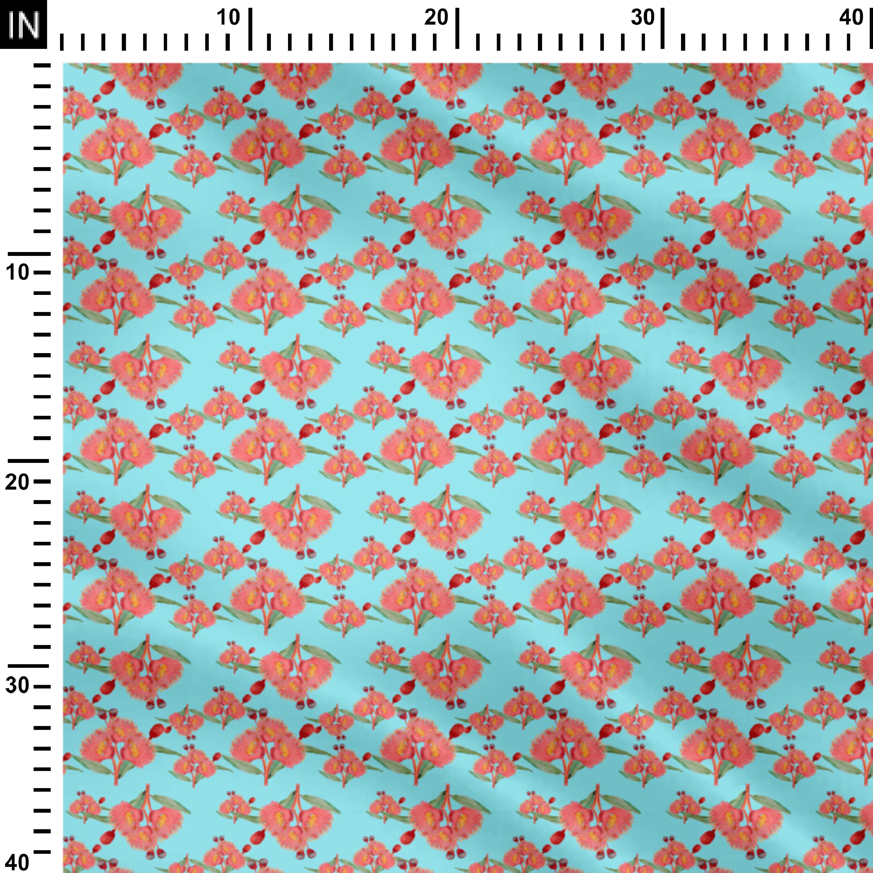 Abstract Orange Floral on Pastel Blue Background-474230, All Designs, Chinnon Chiffon, cotton, Cotton Canvas, Cotton Poplin, Cotton Satin, Crepe, FEATURED ARTIST DESIGNS, Floral, Giza Cotton, Light Chiffon, Modal Satin, Muslin, Natural Crepe, Organic Cotton Bamboo, Organza, Organza Satin, pashmina, Poly Canvas, Poly Cotton, Pure Linen, Rayon, Satin, Satin Linen, Sindhu Madhusudan, Velvet Velure, Viscose Dola Silk, Viscose Georgette-Symplico