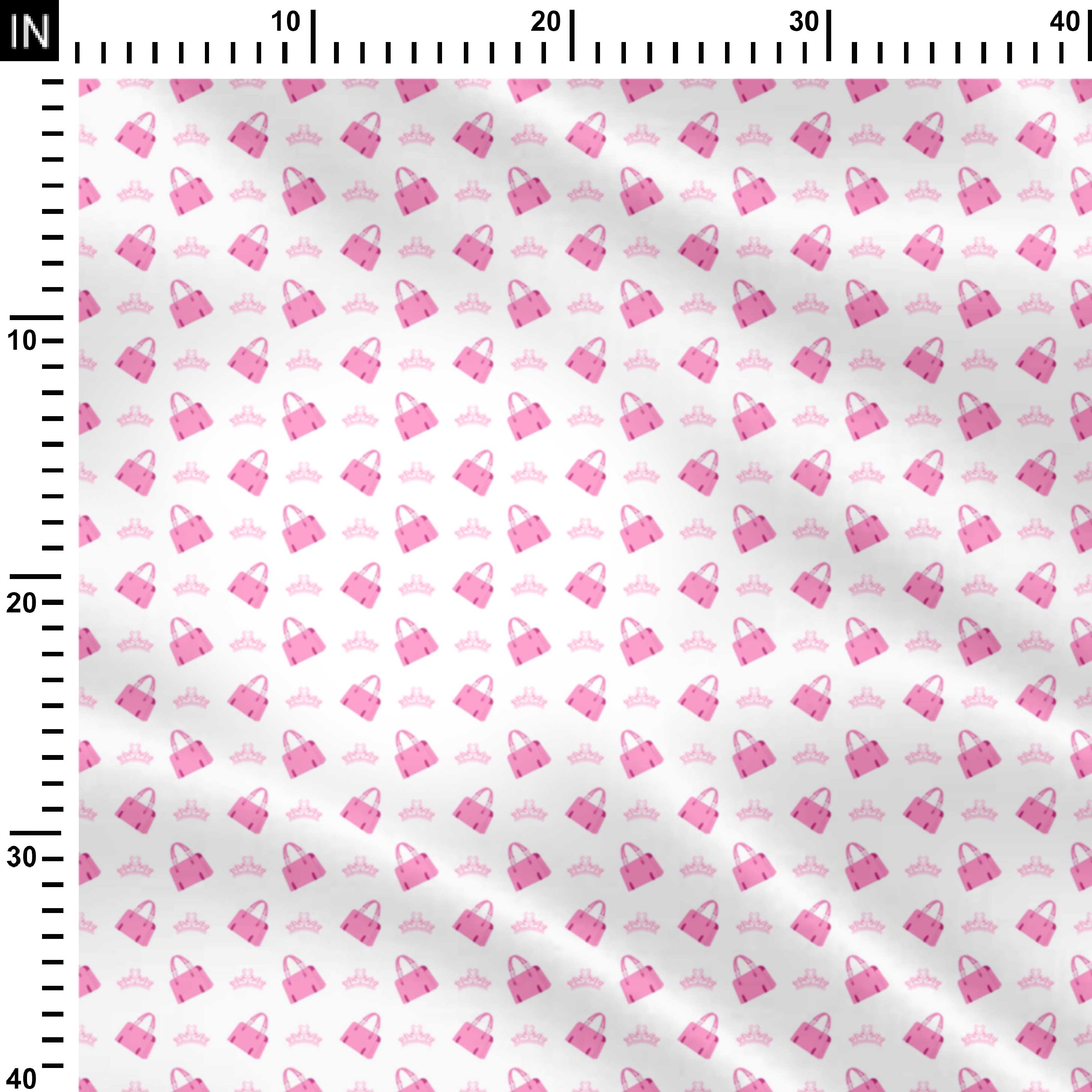 Barbie Seamless pattern , handbag and crown-474451, All Designs, Chinnon Chiffon, Contemporary, cotton, Cotton Canvas, Cotton Poplin, Cotton Satin, Crepe, FEATURED ARTIST DESIGNS, Giza Cotton, Kids, Light Chiffon, Modal Satin, Muslin, Natural Crepe, Organic Cotton Bamboo, Organza, Organza Satin, pashmina, Poly Canvas, Poly Cotton, Pure Linen, Rayon, Satin, Satin Linen, Saylee Rampurikar, Velvet Velure, Viscose Dola Silk, Viscose Georgette-Symplico