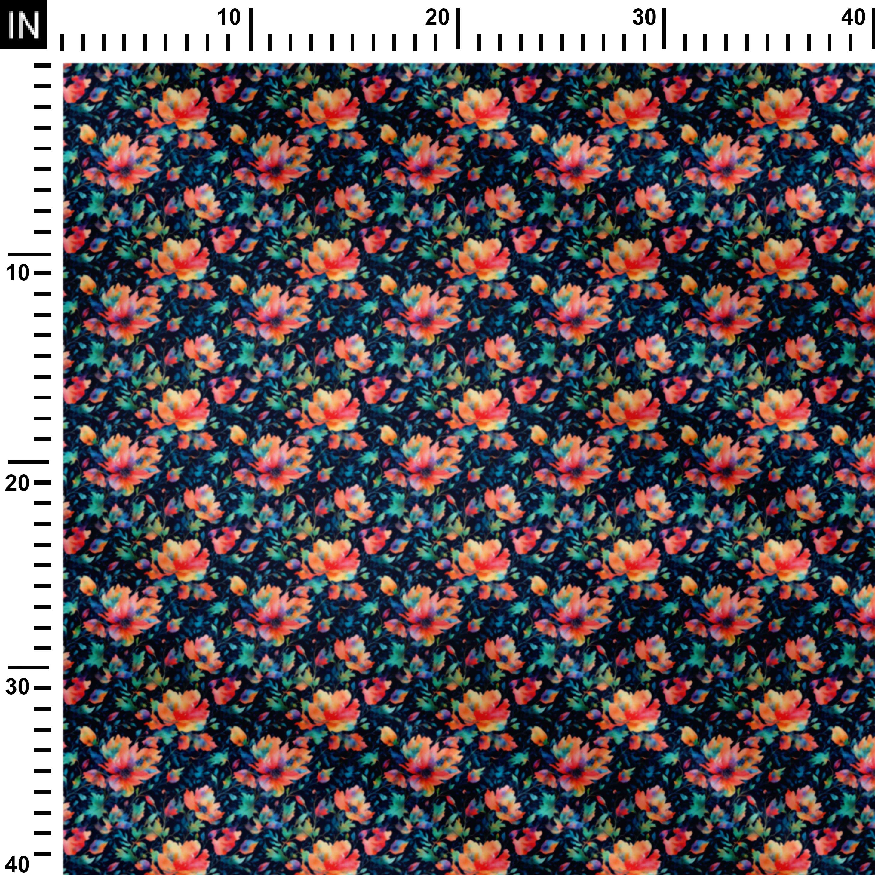 Modern Floral Seamless Pattern Dark background-474502, All Designs, Chinnon Chiffon, cotton, Cotton Canvas, Cotton Poplin, Cotton Satin, Crepe, FEATURED ARTIST DESIGNS, Floral, Giza Cotton, Light Chiffon, Modal Satin, Muslin, Mustafa Degani, Natural Crepe, Organic Cotton Bamboo, Organza, Organza Satin, pashmina, Poly Canvas, Poly Cotton, Pure Linen, Rayon, Satin, Satin Linen, Tropical, Velvet Velure, Viscose Dola Silk, Viscose Georgette-Symplico