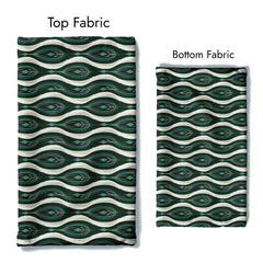 Stripes & Shadows Silk Satin Fabric Co-Ord Set