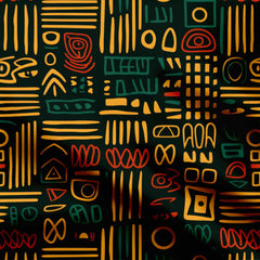 Rayon 5 Meters African Odyssey Print Fabric