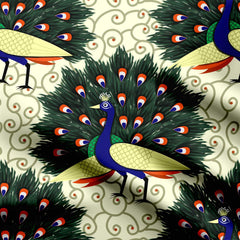 Peacock Pichwai print