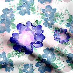 Floral Bliss Chinnon Chiffon Fabric