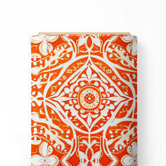 Summer Tiles- Ornament- Ethnic- Orange