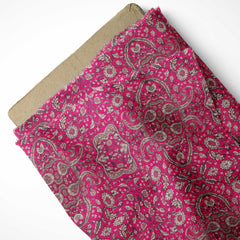 Kalamkari Hot Pink Floral