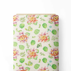 Zinnia Love Print Fabric