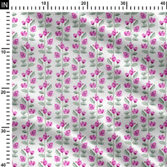 Vibrant Bougainvillea Print Fabric