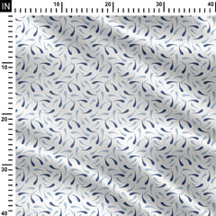 Water droplet flower Print Fabric