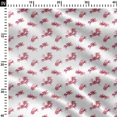 Bloom watercolor pattern 1 Print Fabric