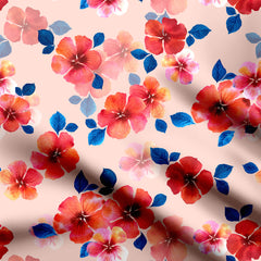 Japanese Rose Print Fabric