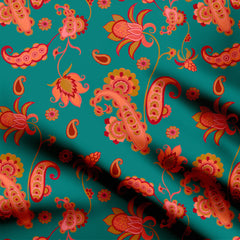 paisley pattern Print Fabric