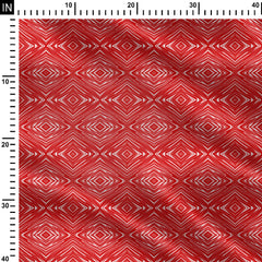 Geo Grids Print Fabric