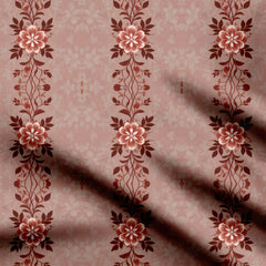 Blossom Stripes Print Fabric