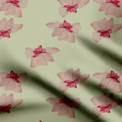 Pink Floral Whispers Print Fabric