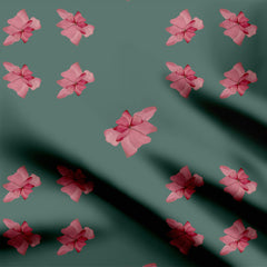 Pink Blooms Print Fabric