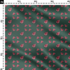 Pink Blooms Print Fabric