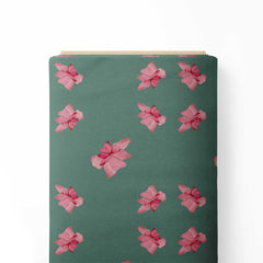 Pink Blooms Print Fabric