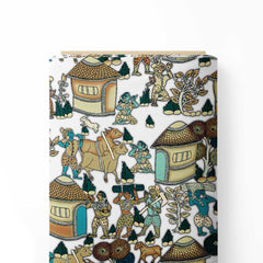 Village Kota Print Fabric